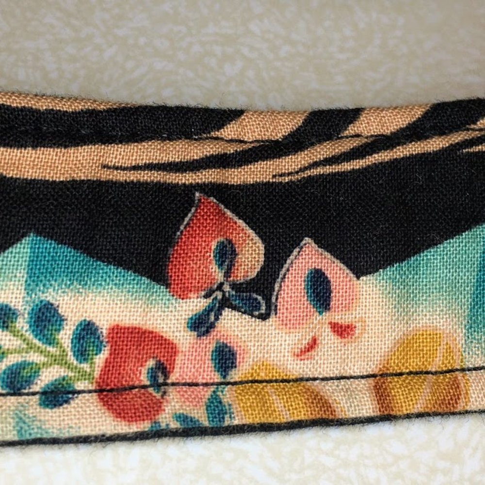 Japanese Handcrafted Quilted Fabric Belt - Picture 4 of 8